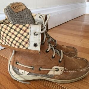 Sperry Top-Sider High Top Leather Boots Women